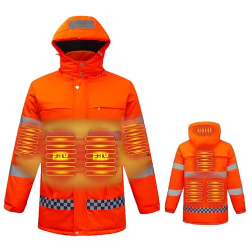 Womens Heated Coat Hoodie for Winter