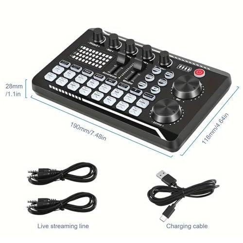 BM-800 Condenser Mic with F998 Live Sound Card Kit