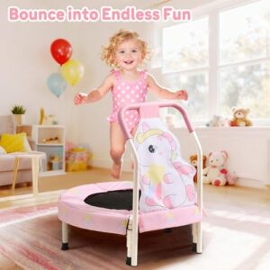 Small Trampoline with Safety Handle