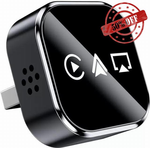2026 Upgrade 3-in-1 Wireless CarPlay Adapter