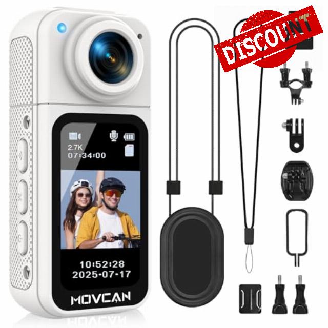Movcan S70 Body Camera with Audio and Video Recording