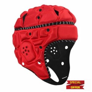 Topeter Soft Shell Rugby Helmet with Reflective Strips