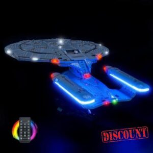 LED Lighting Kit for Lego 10356 Star Trek: U.S.S. Enterprise NCC-1701-D - Custom Lights to Mount