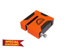 Squire Barricade™ High Security Motorcycle Disc Lock – Sold Secure Gold Approved – Heavy Duty 25mm Hardened Steel Body