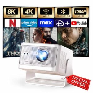 Magcubic Mini Projector 4K & 8K Support