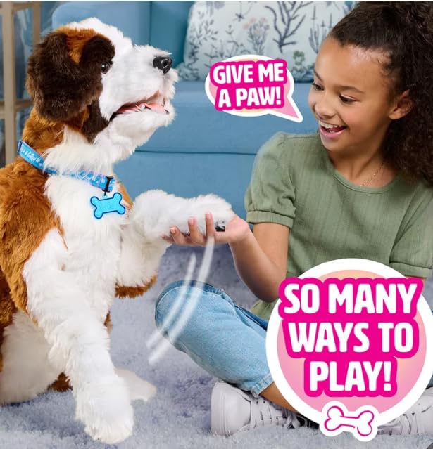 Interactive Electronic Plush Pet Dog with Sound and Movement Sensors