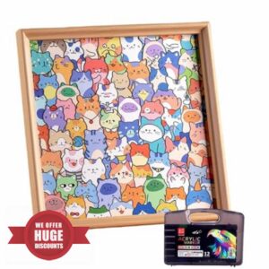 Wooden Cat Puzzle