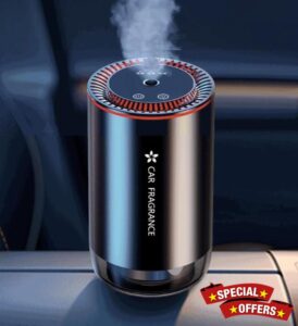 Portable Essential Oil Diffuser | Aluminum Alloy + PC | USB Type-C Rechargeable | 3-Speed Mist Control | Dual-Use Aromatherapy Diffuser for Home