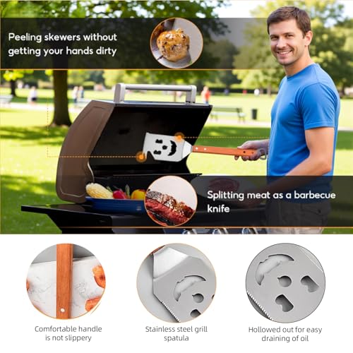 BBQ Utensils Stainless Stee l Barbeque Accessories for Grilling Picnics and Camping