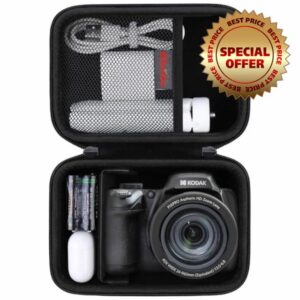Elonbo Carrying Case for Kodak PIXPRO AZ528/ AZ255/ AZ405/ AZ425/ AZ401 Digital Camera