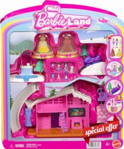 Barbie Mini BarbieLand Bundle Including 2 Holiday Dolls