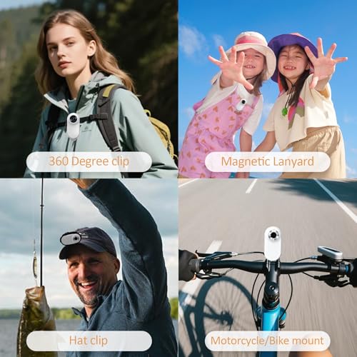 Wearable Action Cam 1080 Thumb Size with 64GB Card