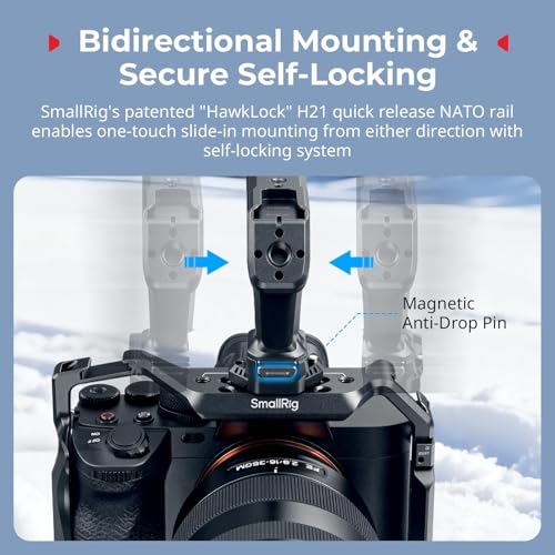 Dual-Direction & Compatible QR-Slide NATO Rail for ARRI with 1/4"-20 Screw