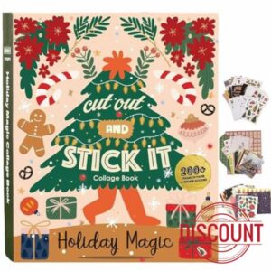 200+ Pages Holiday Magic Collage Activity Book