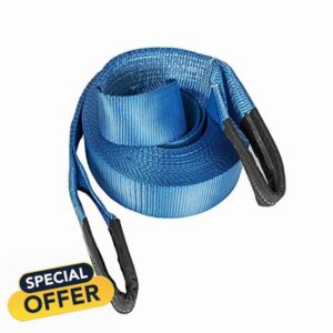 7T Heavy Duty Tow Rope Towing Pull Strap Winch Tree Strop 4x4 Offroad Recovery (10M)