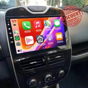 4+64G Android 14 Car Stereo Radio for Renault Clio 4 2012 2013 2014 2015 2016 2017 2018 2019 with Wireless CarPlay Android Auto 10in IPS Touchscreen WiFi GPS Mirror Link Bluetooth FM/RDS