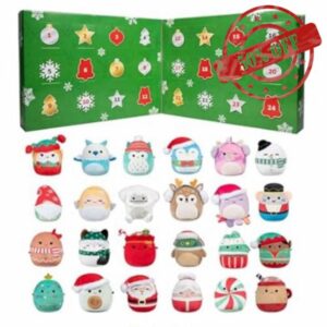 2025 Christmas Plush Advent Calendar - 24 Adorable 2.5" Mini Stuffed Animals
