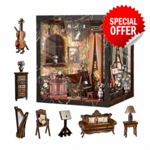 Miniature Music Room house Kit