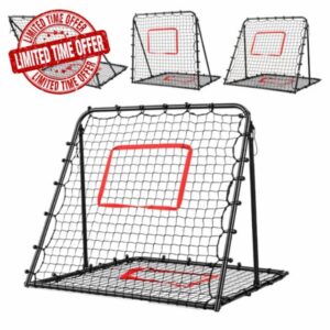 Adjustable Football Rebounder Net – Double-Sided Soccer Training Goal