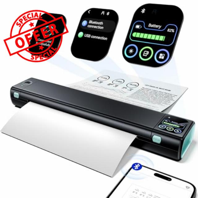Phomemo Portable Printer with Touchscreen