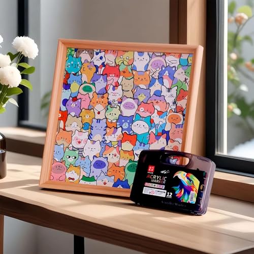 Diy Woodens Colouring Puzzle