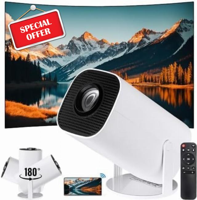 Mini Projector WiFi+BT5.0 Android11