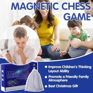Magnetic Chess Game with Stones