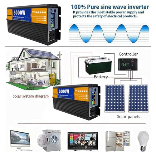 Off-Grid Solar Power Inverter(Size:48v to 110v)