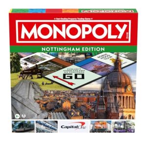 Advance around the board and trade your way to success