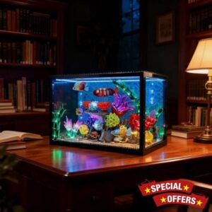 YEABRICKS LED Light for Lego-10366 ICONS Tropical Aquarium Building Blocks Model (Building Set NOT Included)