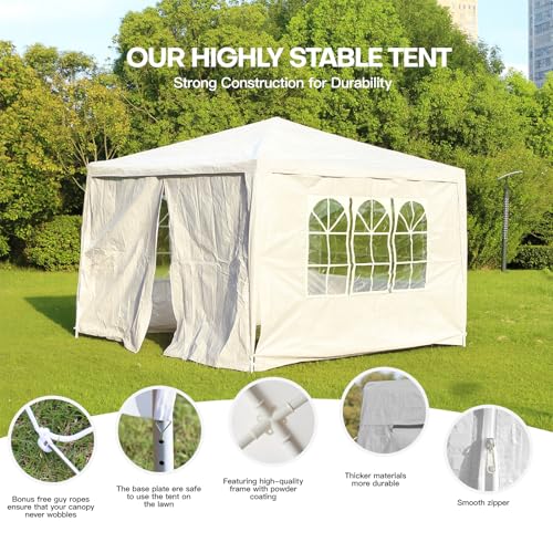 Which Have 3 Clear Windows panels And One Zip Panel (White)