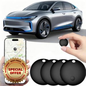 GPS Tracker Tag for Vehicles Work with Apple Find My (iOS only)