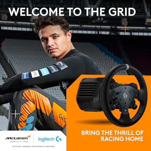 3-Piece Sim Racing Steering Wheel Setup - RS50 Wheel base with 8 Nm Direct Drive