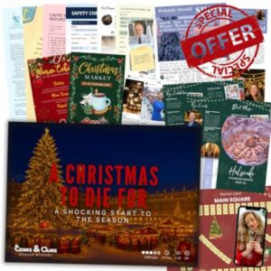 Cases & Clues Murder Mystery Game - A Christmas To Die For - Crime Solving Game for Individuals and Groups
