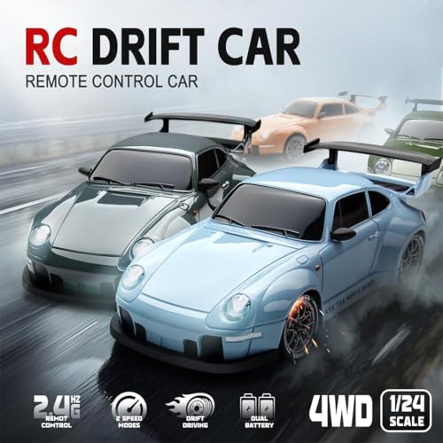 Mini RC Drift Car with LED Lights