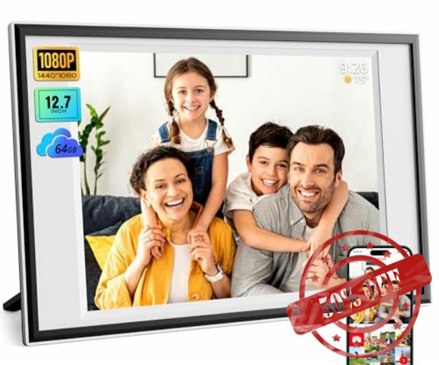 Frameo Digital Photo Frame 12.7 Inch 64GB