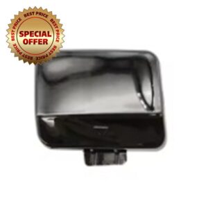 Rear Bumper Tow Hook Cover Cap 51127271815 51127271816 For B&MW X5 E70 For LCI 2011 2012 2013 Tow Hook Eye Cover(Right black)