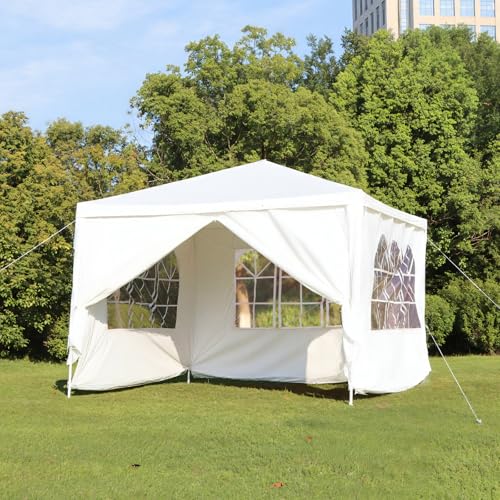 3x3M Waterproof Party Marquee with 4 Side Panels