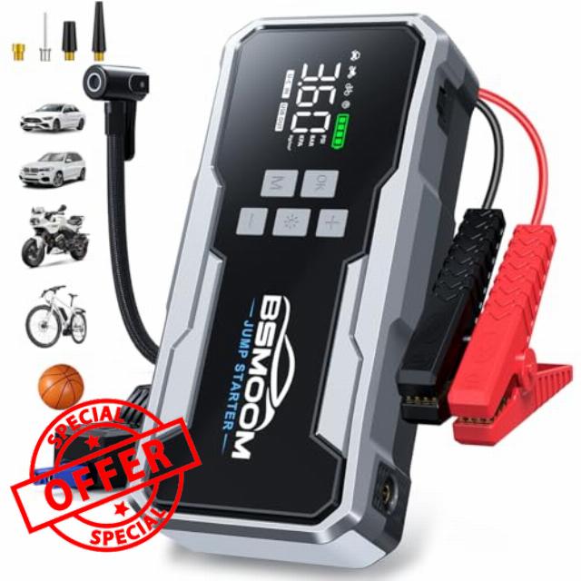 7000A Jump Starter with Air Compressor