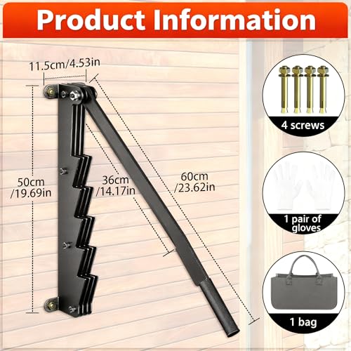 Cast Iron Kindling Manual Wood Splitter with Long Handle