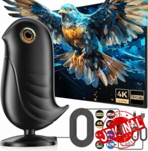 650+ Miles Long Range Digital TV Aerial for Smart TV & Older TVs with Signal Booster