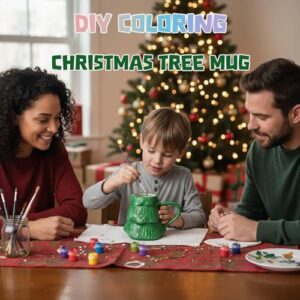 Paint Your Own Ceramic Christmas Tree Mug