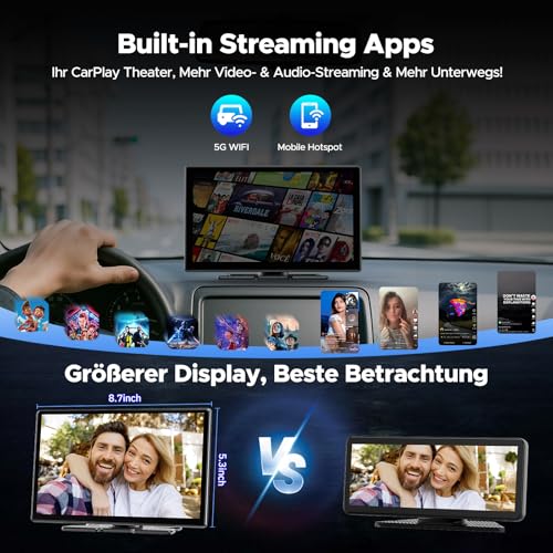 2026 Portable Multimedia Video Car Smart Screen with Backup Camera