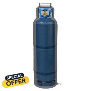 Steel Gas Cylinder Protector - 39.88x121.92cm Energy Container