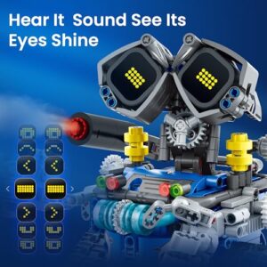 5in1 Remote & App Controlled Technic Robot Building Kit with LED