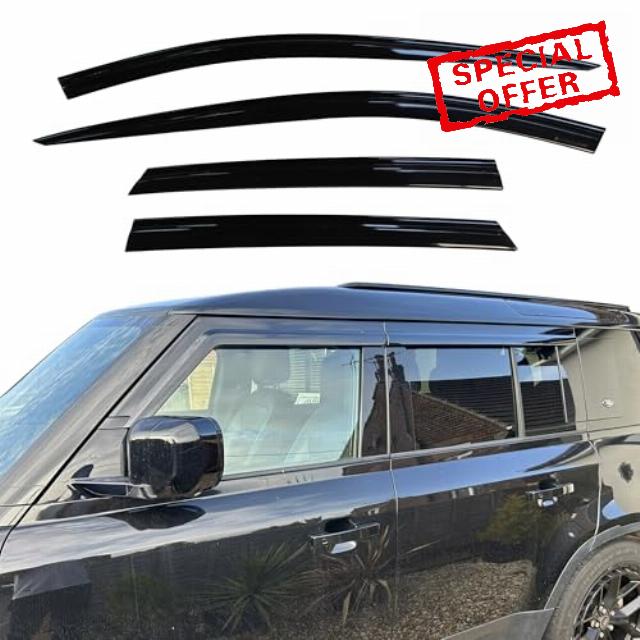 Auto Clover Wind Deflectors for Land Rover Defender 110/130 2020+ (4 pieces)