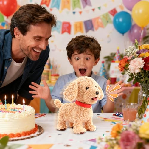 Interactive Plush Puppy Dog With Touch Sensing