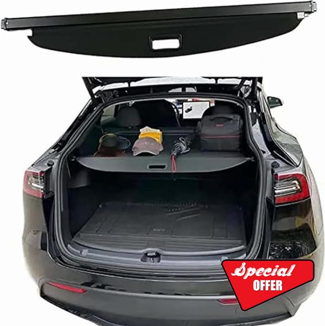 Car Trunk Cargo Cover Compatible For Tesla Model Y 2020-2023