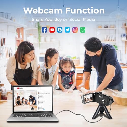 3.0" 270° Rotating Screen Webcam Cam corder with 32GB TF Card & 1 Battery