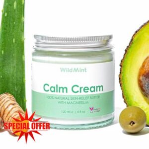 WildMint Calm Cream 100% Natural Magnesium Cream for Baby